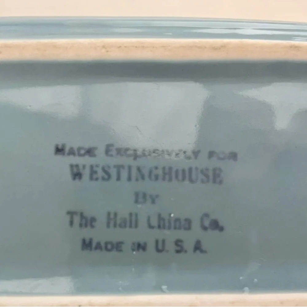 Vintage Westinghouse Refrigerator Dish The Hall China Company